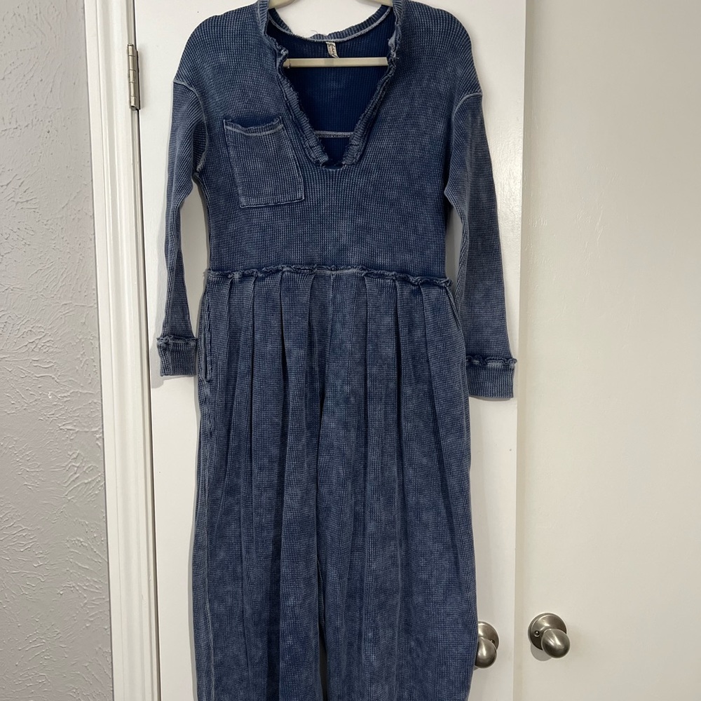 Free People wide leg jumpsuit
